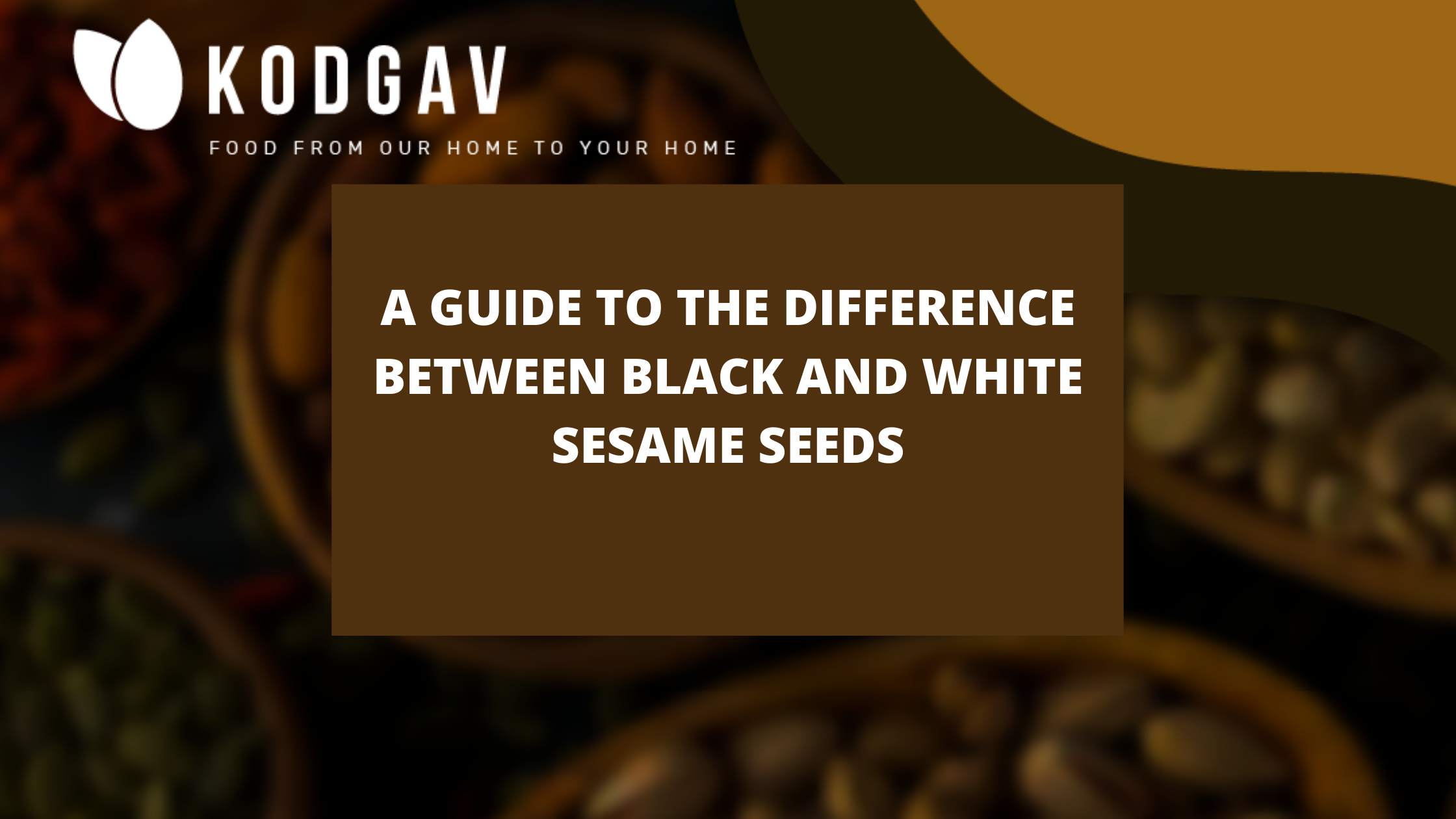 A Guide to the Difference Between Black and White Sesame Seeds